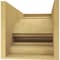 Ekena Millwork 12"W x 24"D x 12"H Wide Diane Rough Cedar Woodgrain TimberThane Corbel, Primed Tan CORUR12X24X12DIARCPR - alternate 4